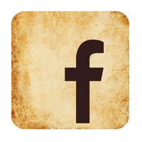 link to facebook in the sahape of the facebook logo